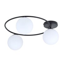 Deckenlampe Schwarz Weiß H: 20 cm Ø 47 cm...
