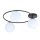 Deckenlampe Schwarz Weiß H: 20 cm Ø 47 cm LIBORIO