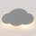 Kinderzimmerlampe Wand 2x G9 Grau Metall blendarm WOLKI