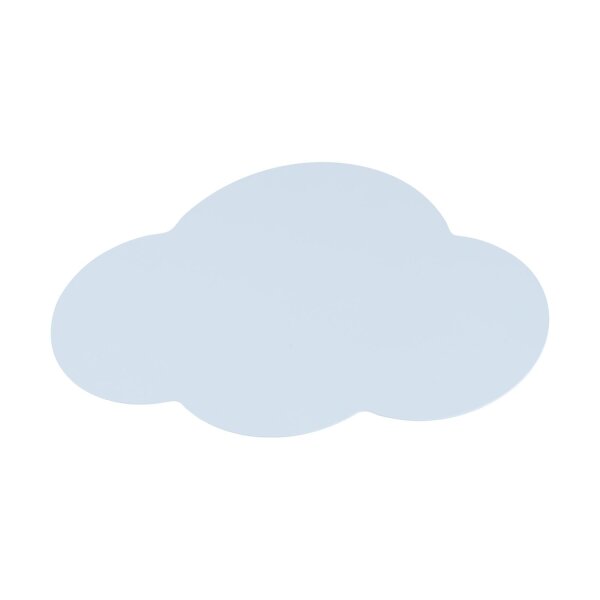 Wandleuchte Kinderzimmer Wolke 2x G9 Hellblau Metall