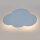 Wandleuchte Kinderzimmer Wolke 2x G9 Hellblau Metall