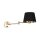 Wandlampe Schlafzimmer Schwenkarm Schalter E27 Gold Schwarz