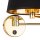 Wandlampe Schlafzimmer Schwenkarm Schalter E27 Gold Schwarz