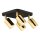 Deckenspot Metall 4-flammig GU10 Schwarz Gold BRIONY