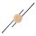 LED Wandlampe indirekt 3000 K Schwarz Natur Metall Holz Modern