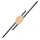 LED Wandlampe indirekt 3000 K Schwarz Natur Metall Holz Modern