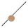 Indirekte Wandlampe LED Schwarz Natur Metall Holz 3000 K