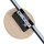 Indirekte Wandlampe LED Schwarz Natur Metall Holz 3000 K