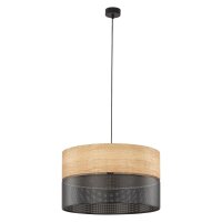 H&auml;ngeleuchte Schwarz Natur &Oslash; 50 cm...