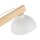 Schreibtischlampe verstellbar 52 cm Holz Metall E27