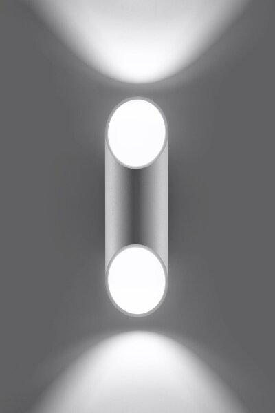 Wandlampe Up & Down Spot Weiß H:30cm Ø10cm NIXON