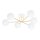 Deckenlampe ANNETTA Metall Glas Kugel Schirme