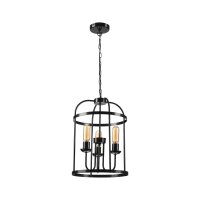 Hängelampe Schwarz 3-flammig E27 Ø 35,5 cm...