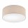 Deckenlampe Stoff in Gold rund Ø 35 cm E27 blendarm Modern