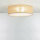 Deckenlampe Stoff Ø 45 cm rund flach blendarm 2x E27