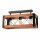 Deckenleuchte Holz Metall Rustikal L: 53 cm Schwarz 3x E27