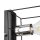 Wandlampe Schwarz Chrom Würfel Metall Draht für E27 B: 13 cm