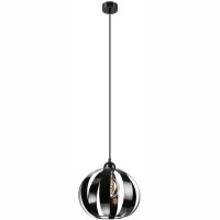 H&auml;ngelampe Schwarz E27 &Oslash; 28 cm Metall Retro ORVAR