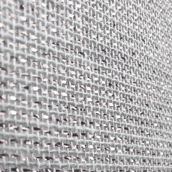 Pendelleuchte Stoff Metall B: 89 cm E27 Silber Landhaus