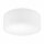 Deckenlampe Weiß Ø 35 cm rund flach Stoff blendarm E27