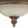 Rustikale Deckenlampe Glas Metall Bronze E27 Ø44,5 cm
