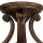 Deckenleuchte Rustikal Glas Metall Bronze E27 Ø48 cm