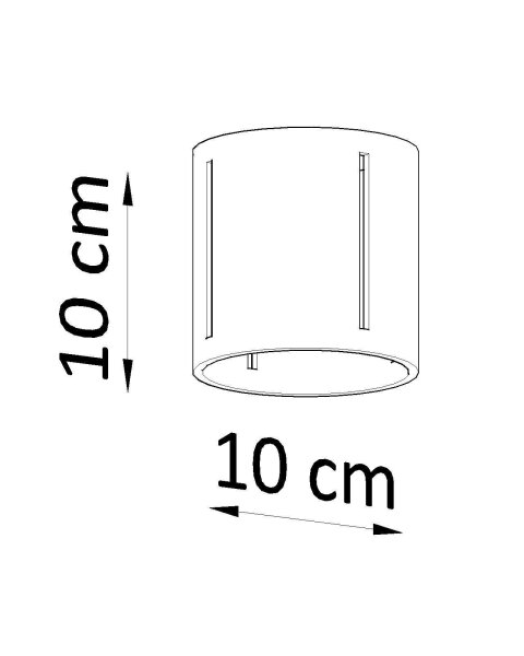 Spot Lampe Metall klein Ø 10 cm Grau Modern flach G9