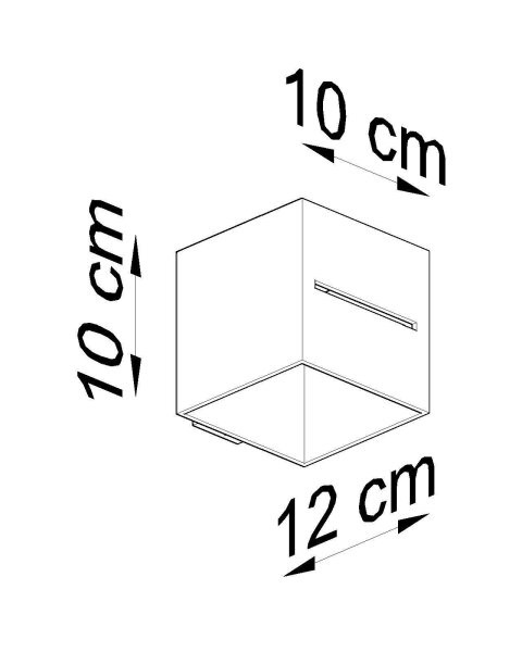 Wandleuchte LORUM in Schwarz