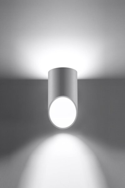 Wandleuchte Up & Down Spot Aluminium Ø10cm H:20cm