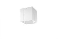Deckenleuchte Wei&szlig; klein B:10cm eckig Modern FUFIA