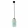 Pendelleuchte verstellbar Grün Gold E27 Ø 13 cm Glasschirm