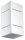 Up Down Wandlampe ARRIA Weiß Aluminium eckig G9 Flur