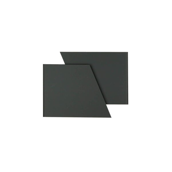 Extravagante Wandleuchte BLOX Schwarz Up Down G9