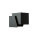 Extravagante Wandleuchte BLOX Schwarz Up Down G9