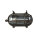 Außenlampe Wand Maritim Messing Riffelglas Schwarz antik