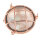 Schiffslampe Wand Messing Glas E27 IP64 in Kupfer außen