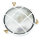 Außenlampe Weiß Messing Glas Ø 21 cm E27 IP64 SERIFOS