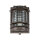 Außenlampe Wand IP64 Messing Glas E27 H: 22 cm GRACIA