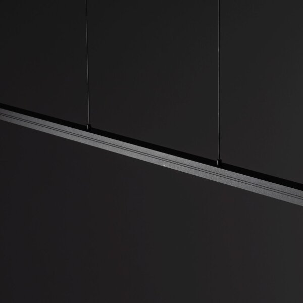 Hängelampe Esstisch LED Schwarz B: 180 cm lang