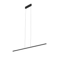 LED Hängeleuchte 3000 K 1150 lm Schwarz B; 150 cm...