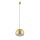 Pendelleuchte Gold matt GU10 Ø 27,5 cm Metall Retro Kugel