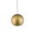 Pendelleuchte Gold matt GU10 Ø 27,5 cm Metall Retro Kugel