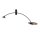 Deckenlampe 2-flammig GX53 Schwarz Holz B: 110 cm