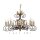 Opulenter Kronleuchter GOTICA Bronze Gold &Oslash;90cm