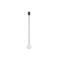 Hängeleuchte Glas Kugel G9 Ø 12 cm Schwarz...