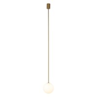 Kugellampe hängend G9 Ø 16 cm in Gold matt...