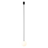 Hängeleuchte Glas Kugel G9 Ø 16 cm Schwarz...