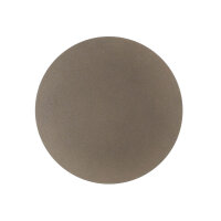LED Wandlampe Metall Ø 15 cm Braun matt 3000 K 60...