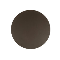 Flache Wandleuchte LED Braun 3000 K rund Ø 25 cm...