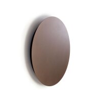 LED Wandlampe indirekt warmwei&szlig; 3000 K &Oslash; 35 cm Braun rund